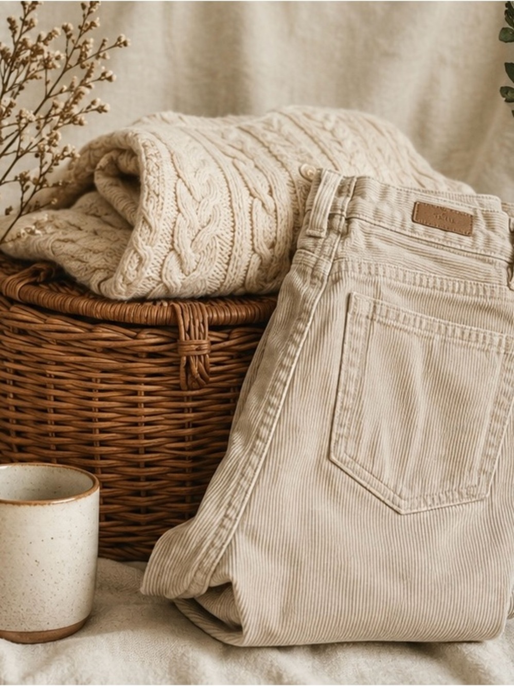 Woolrich Men's Corduroy Pants in Light Tan